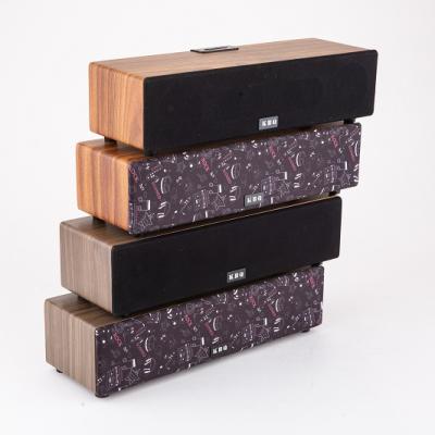 China 2019 new designs hot sale mini bluetooth speaker popular home appliance bluetooth wooden speaker for sale