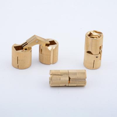 China Mini Traditional Concealed Hinge Jewelry Box Concealed Hinge Small Brass Hinge 8mm for sale