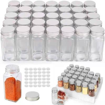 China High Quality Refillable Glass Honey Jar Food Packaging Containers 120ml Beverage Bottle Spice Jar for sale