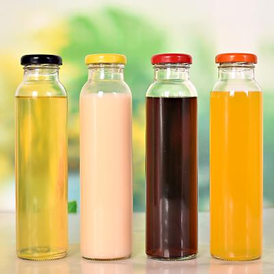 China High Quality Glass Beverage Tea Bottle Glass Beverage Bottle for sale