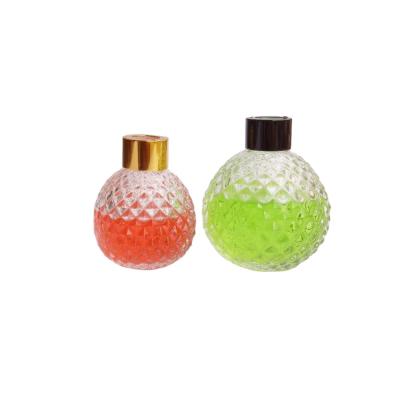 China Personal Care Wholesale New Arrival Round Ball Diffuser Flat Tiny Aromatherapy Bottles for sale