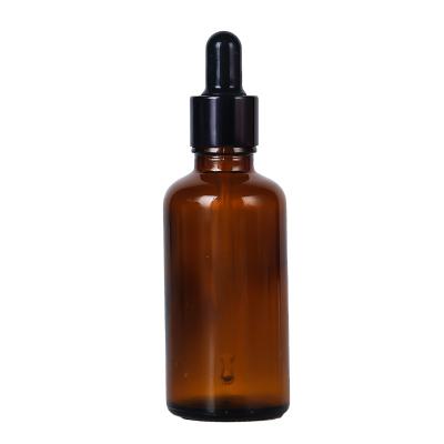 China 5ml 10ml 20ml 30ml 50ml 100ml 120ml Cosmetic Brown Dropper Bottle Essential Oil Glass Bottle for sale