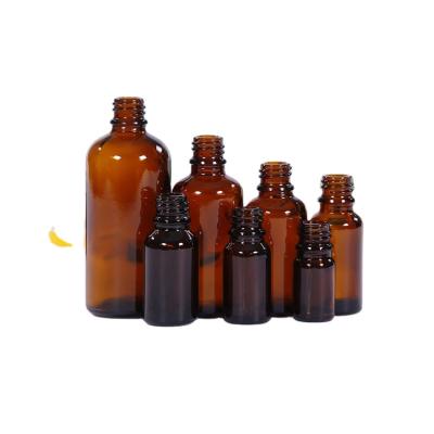 China 2022 10ml 15ml 30ml 50ml 100ml cosmetic wholesale skin care frosted amber glass dropper essential oil bottle for sale