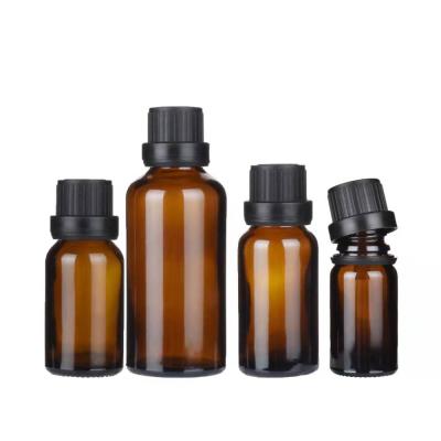 China Wholesale cosmetic amber glass cosmetic bottle 5-100ml essential oil bottles with euro dropper cap for sale