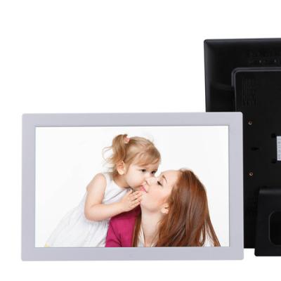 China Special Clock Design 17 Inch Digital Photo Frame Widely Used Electronic Photo Frame for sale