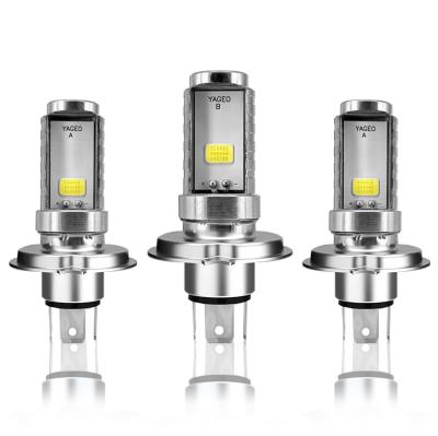 China Motoled Signal H4 BA20D P15D CSP Motorcycle LED Headlight Bulb Universal for sale