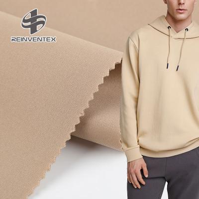 China Recycled Stretch For Hoodie FDY Fabric 0094-1 Quality Assurance Sandwich Air Layer Plain Polyester Spandex Sustainable Custom Stretch for sale