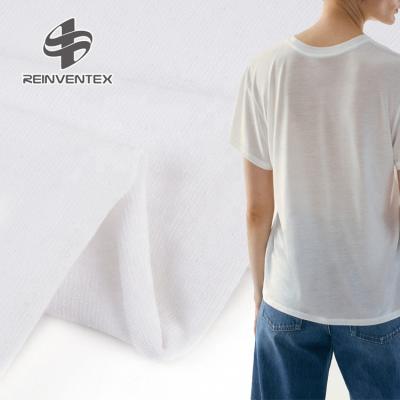 China 1319 Stretch Quality Supplier Make To Order T Shirt 95% Cotton 5% Elastane Fabric Tank Top Soft Solid Knitting Stretch for sale