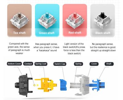 China Keyboard switc AFLION Shaft Change Device Tastatur Wechseln Mechanical Independent Easy Mechanical Switch Diy Switch for sale