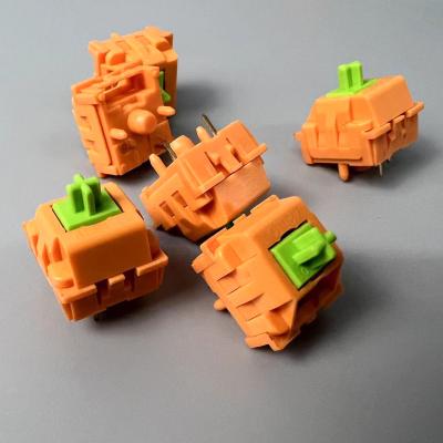 China Carrot Mechanical Switch SWITC AFLION Pme Tactile Linear Pom Stem 68G 55G Spring for Mechanical Keyboard for sale