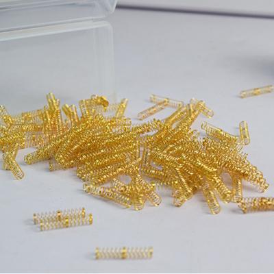 China AFLION Double Coil Gold Plated 63.5g Spring or Custom Two Stage Spring Mechanical Keyboard Switch for sale