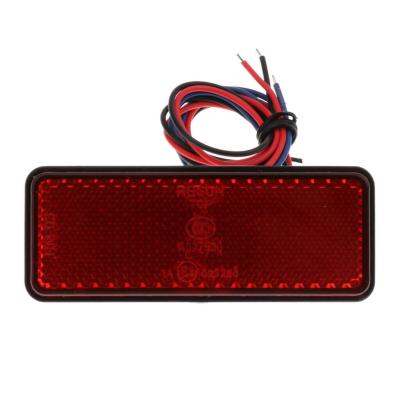 China Universal ABS Plastic Motorcycle 12V Motorcycle Side Fog/Tail Reflector LED Tail Brake Stop Light for sale