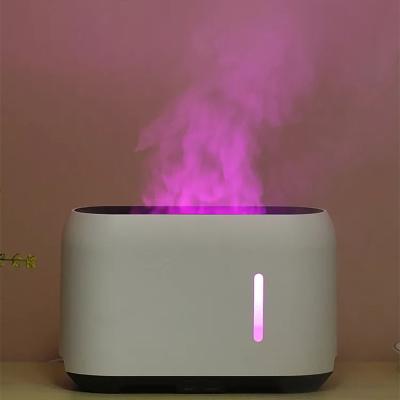 China Household Aroma Diffuser for Fragrance Oils with LED Flame Night Light, 240ml Ultrasonic Humidifier Aroma Diffuser with Remote Control for sale