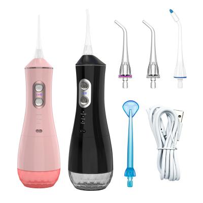 China Hot Selling Amazon Portable Oral Rechargeable Tooth Cleaner Cordless Flosser Household Water Flosser Irrigator for sale