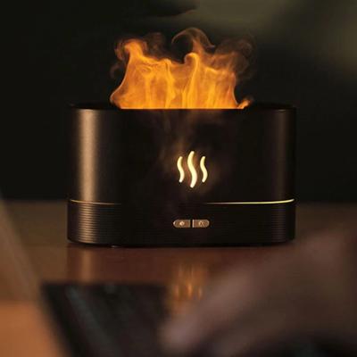 China 3D Ultrasonic Cool Mist Humidifier Air Diffuser Fire Air Diffuser Aroma Essential Oil Diffuser Flame Humidifier Mist Humidifier+Aroma Diffuser Newest Wholesale Cool Oil Aroma for sale