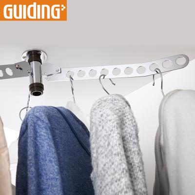 China Best Quality Garment Roller Rolling Small Design Metal Clothes Hanger Mobile Cloth Drying Indoor Clothes Hanging Rack Rack For Bedroom for sale