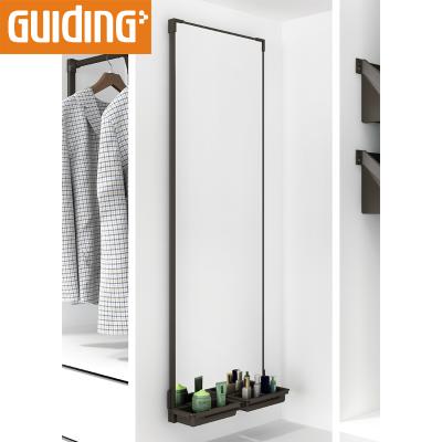 China Cosmetic/Wardrobe/Dressing Framed Hang Mirror On Closet Door Full-Length Mocha Pull-Down Color Full-Length Mirror For Interior Wardrobe Door for sale