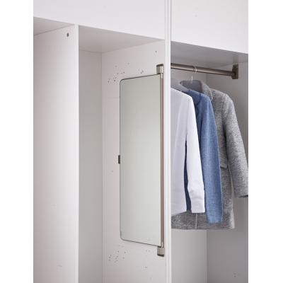 China Hot-selling 90 degree rotation mirror furniture wardrobe pull out mirror for sale