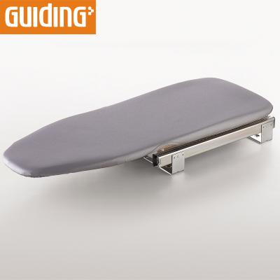 China Contemporary Fold Up Folding Ironing Board Drawer Rack Three Section Slider Pull Out Ironing Board Cover Cabinet for sale