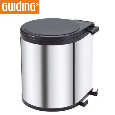 China 9 Liter Kitchen Viable Guide Plastic Waste Bin for sale