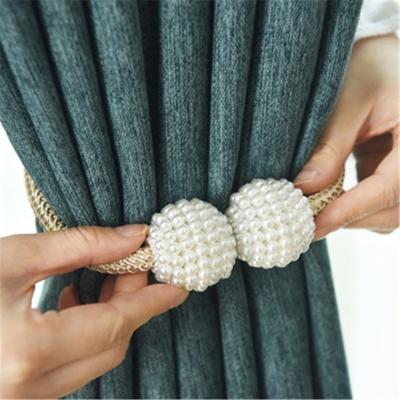 China Eco-Friendly Magnetic Bead Ball Curtain Tie Rope Supports Obstacles Buckle Clips Rods Accessories Accessory Hook Holder for sale