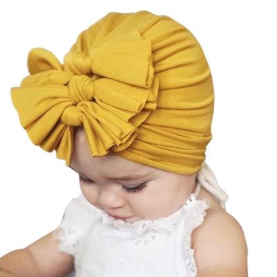 China Baby Headband Kids Girls Toddler Girls Kids Hairband Turban Tied Bow Hat Headband Hair Band Headwear for sale