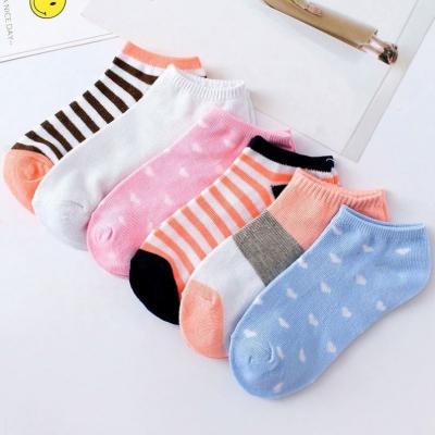 China Wholesale Cheap Breathable Colorful High Quality Stars Summer Ladies Hot Sale Women's Short Ankle Socks Choose 66 Styles for sale