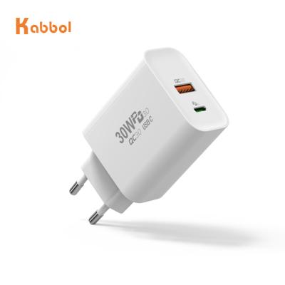 China LAPTOP US Plug ETL USB C Charger, PD 30W Fast Wall Charger, Portable Type-C Power Adapter Compatible Phone 12 for sale