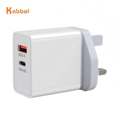 China 2019 New 30W USB C LAPTOP Wall Charger Adapter with Quick Charge 3.0 for Mobile Phone and Tablet for sale