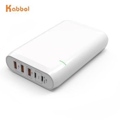 China Tablet CE CB kc PSE ETL 100W 120W 5 Left Desktop Type C Charging Station PD USB C Fast Charger for Laptop and Phone 11 for sale