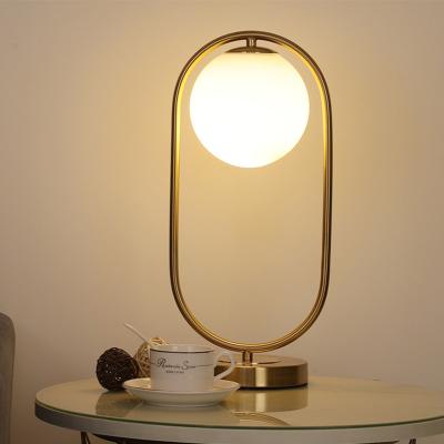 China Modern Home Lighting Nordic Metal Bedside Table Reading Lamps Modern Table Light Indoor Nordic Lighting for sale