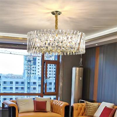 China Modern Luxury Design Crystal Chandelier Lamp Lamparas de Colgante de Crystal Indoor Home Furniture Lights Modern Design for sale