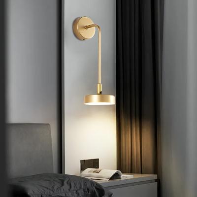 China Modern Nordic Glass Wall Light Round Shape Styles Indoor Modern Wall Lamp for sale