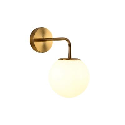 China Modern Nordic Wall Lighting Bedside Lamp Glass Ball G9 Indoor Wall Lamp Lights for sale