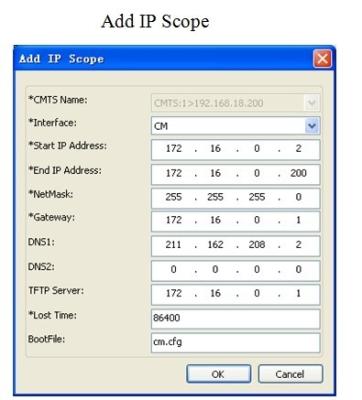 China Traditional CMTS Supervisory Control Subsystem / Add edit and delete the IP address for sale