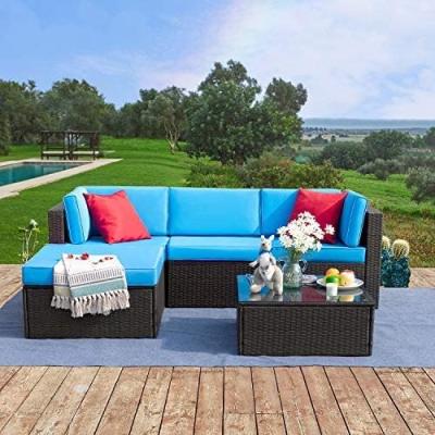 China Factory Price Modern Garden Set Sofa Pitao Garden Sets Outdoor Rattan Garden Sets Furniture 41.9105-1 for sale