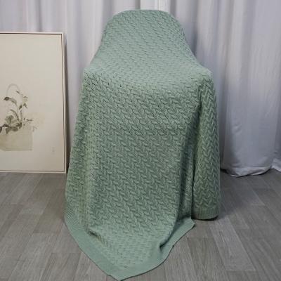 China Lightweight Lightweight Decorative Throw Blanket For Sofa And Couch Soft Cable Knit Blanket for sale