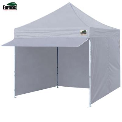 China Outdoor Polyester Eurmax 10x10 Feet Pop Up Canopy Tent Outdoor Canopy Tent Commercial With 4 Sidewalls Bonus Removable Sandbags for sale