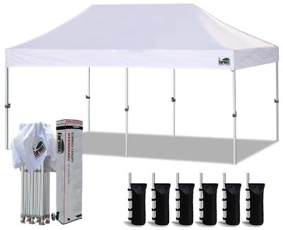 China Eurmax 10' x20 Ez Pop Up Commercial Pop Up Canopy Tent Awnings With Heavy Duty Roll Bag, Bonus 6 Sand Weight Bags 10x20 ft for sale