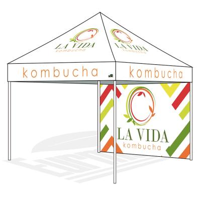 China Polyester Canopy Custom Your Logo 3x3M Outdoor Gazebo Tent Shade Cheap Printed for sale