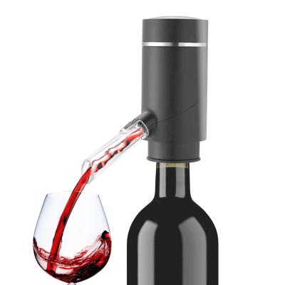 China Portable Wine Accessory Kitchen Air Pressure Wine Opener Electric Rechargeable Wine Pourer Aerator for sale