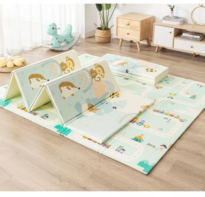 China Toy Baby Toddler XPE Soft Folding Mat With Animal Pattern Children's Play Mat for sale