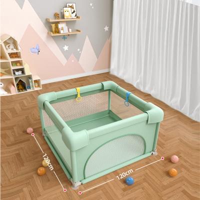 China Modern Popular Fabric Children's Convenient Storage Baby Playpen Safety Slide for sale