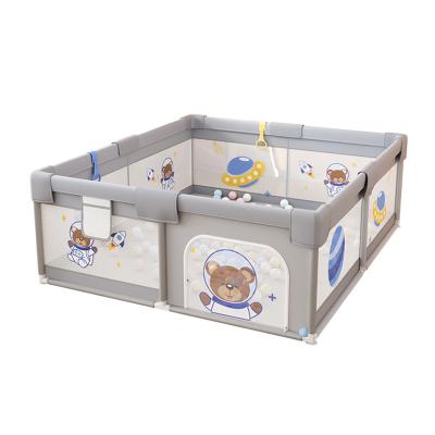 China Modern Cartoon Fence For Baby Cloth Indoor Folding Playpen for sale