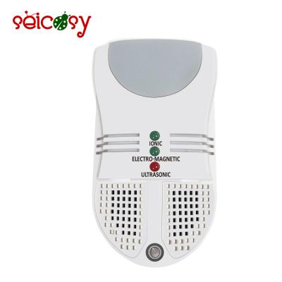 China Updated Version Viable Indoor 5 in 1 Electronic Ultrasonic Pest Reflector Repels Insects and Mice for sale