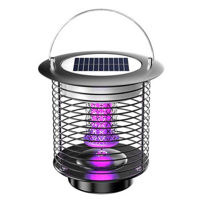 China New Style Viable Hanging Solar Mute Outdoor Garden Mosquito Killer Solar Electronic Rechargeable Led Mosquito Killer for sale