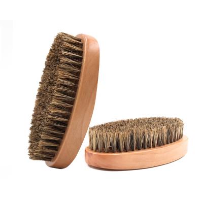 China Factory Direct Beard Bristle Brush Men's Beauty Care Makeup Tools Beard Comb Tool Beard Cleaning Brush for sale