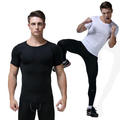 China 2022 Hot QUICK DRY On Top Fitted Men's Breathable Tank Tops Quick-drying Short Men's T-shirt Amazon Men's Sleeve T-Shirts for sale