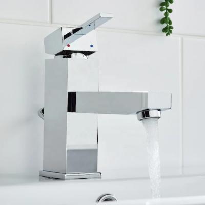 China Modern Contemporary Single Tub Faucet Core Valve Handle Deck Mount Ceramic Basin Faucets Bathroom Faucets for sale