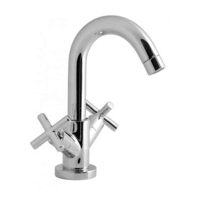 China Classic Double Handle Deck Mount Basin Faucet Modern Wash Bathroom Kitchen Sink Taps Mixer Basin Faucet for sale